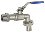 Riegler 103422 Шаровый сливной кран, нержавеющая сталь 1.4408, G 1 ET, DN 25 KAH.10-ES