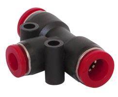 Тройной универсальный поворотный тройник Pneufit C с резьбой BSPT C0H710438 Norgren