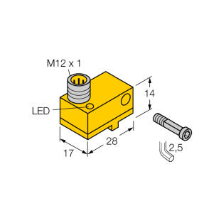 Датчик магнитного полядля пневмоцилиндров - BIM-NST-AP6X-H1141/3D - 4685404 Turck