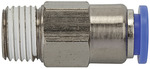 Riegler 110229 Прямой регулирующий клапан серия Blue, резьба-шланг, R 1/4 вн. 202.146