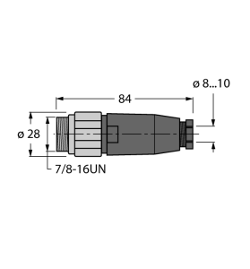 Аксессуары для полевых шинЗаказной разъем - BSV4140-0/11 - 6914565 Turck
