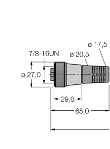 Полевой кабель для CAN (DeviceNet™, CANopen)Оболочка кабеля TPU - RKM5723-6M - 6605189 Turck