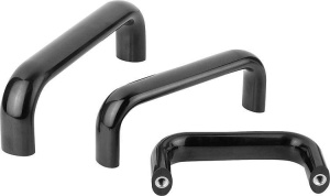 Norelem 06901-01 Plastic pull handles, oval 
