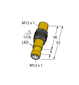 Индуктивный датчик - NI8U-S12-AN6X-H1141 - 1644620 Turck