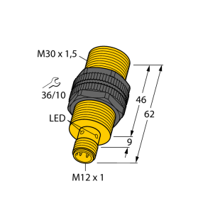 Индуктивный датчик - NI20U-S30-AP6X-H1141 - 1646600 Turck