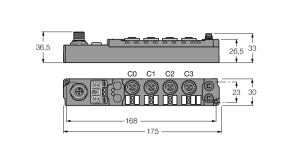 Piconet® автономный модуль CANopen4 аналоговых входа для термоэлементов - SCOB-40A-0004 - 6824158 Turck 