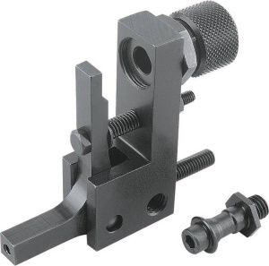 Norelem 33072 Deflection dial gauge holders 90° probe lever with thread