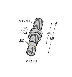 Индуктивный датчикс селективными характеристиками - BI2,5FE-EM12FE-AP6X-H1141 - 1615011 Turck