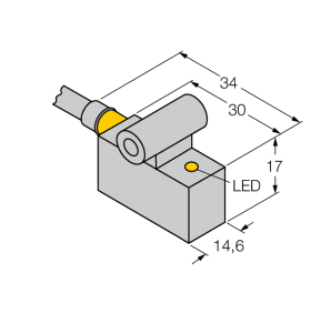 Датчик магнитного полядля пневмоцилиндров - BIM-IKT-AD4X - 44820 Turck