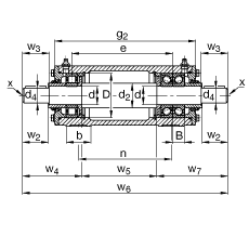 Стационарные подшипниковые узлы VRE322-C