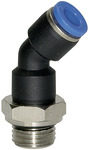 Riegler 109223 Вставной фитинг 45° серия Blue, вращающийся, M5 вн. 167.005-4