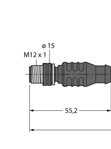 Кабель Industrial Ethernetоболочка кабеля PUR 4-полярный - RSSD-RJ45-441-15M/S2174 - 6915663 Turck