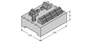 FOUNDATION fieldbus™ и PROFIBUS-PAIP20 разветвительный модуль, 4-канальный - JRBS-40-4C/EX - 6611448 Turck