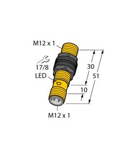 Индуктивный датчик - BI2-S12-AN6X-H1141 - 46521 Turck