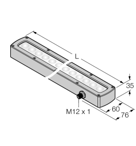 Системы машинного зренияЛинейная подсветка - LEDGLA580SSD6-XQ - 3015061 Turck 
