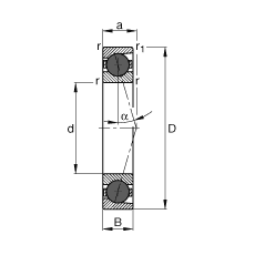 Шпиндельные подшипники HCB7217-C-T-P4S