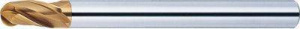 Misumi TSC series carbide ball end mill, 3-flute / short model