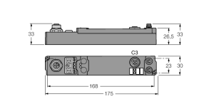 Piconet® автономный модуль для PROFIBUS-DPодноканальный серийный интерфейс RS232/RS485 - SDPB-10S-0004 - 6824077 Turck 