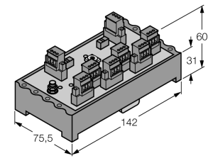 FOUNDATION fieldbus™ и PROFIBUS-PAIP20 разветвительный модуль, 6-канальный - JRBS-40SC-6R/EX - 6611460 Turck