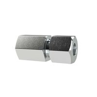 Riegler 159113 Гнездовой соединитель, M10x1.0внутр., внешний диаметр трубы O 6, оцинкованная сталь GAVM106LST