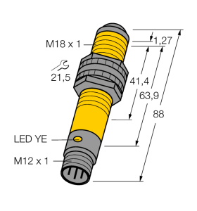 Фотоэлектрический датчикЛазерный излучатель - S186ELDQ - 3036393 Turck