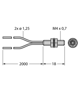 Пластмассовое оптоволокноРазветвленное оптоволокно - PBCT26U - 3045091 Turck