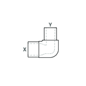 Reducer elbow with butt weld spigot GEMU FWRE