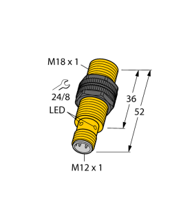 Индуктивный датчик - NI12U-S18-AP6X-H1141 - 1645600 Turck