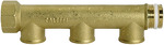Riegler 112567 Распределитель, 3 выхода, вход 2x3/4, выход 3x1/2 IT, латунь VT 1226