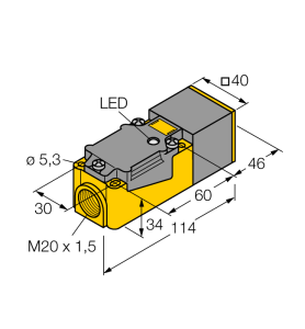 Индуктивный датчик - NI20-CP40-AD4X - 44661 Turck