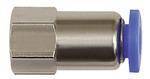 Riegler 109010 Прямой вставной фитинг, серия Blue, миниатюрный, M3 внутр., шланг, вн. диаметр O 3 PA-33