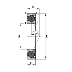 Шпиндельные подшипники HCB7200-E-T-P4S