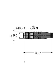 Кабель привода/датчика, ПУРСоединительный кабель - PSG3M-10/TXL - 6625564 Turck
