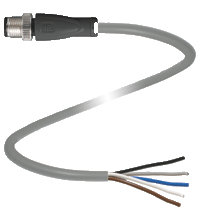 Pepperl+Fuchs. Cable connector, shielded V15S-G-5M-PUR-ABG