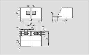 Schmersal. Magnetic reed switch - BP 31 S