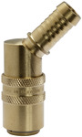 Riegler 107957 Закаленное соединение DN 9, краны 13 мм, латунь, Рукав шланга 45° 280.12