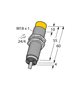 Индуктивный датчикс аналоговым выходом - NI10-M18-LIU - 1535540 Turck
