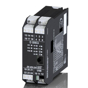 Seneca ZE-4DI-2AI-2DO Системы ввода-вывода ModBUS TCP-IP 