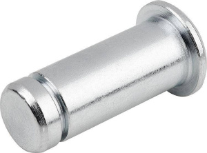 Norelem 27621-01 Pin with circlip groove suitable for clevis joints