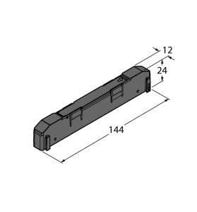 Адаптер для настройки модульных групп TBEN-S на шине DIN - TBNN-S0-STD-01 - 6814043 Turck 