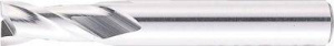 Misumi High-Speed Steel Square End Mill, 2-Flute / Short / Non-Coated Model