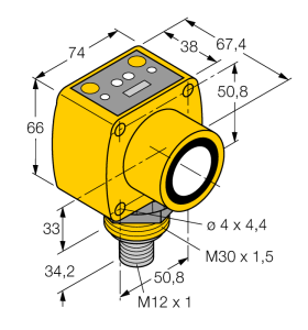 Ультразвуковой датчикдиффузионный датчик - QT50ULBQ6 - 3002728 Turck 