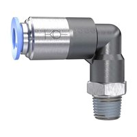 Riegler 151477 Вставной L-образный фитинг, серия Blue, самофиксирующийся, R 1/4 вн. 198.146-2