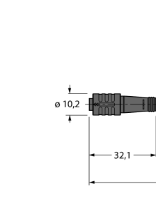 Кабель привода/датчика, ПВХСоединительный кабель - PKG4Z-2/TEL - 6627507 Turck