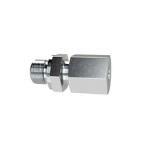 Riegler 159558 Прямой ввинчиваемый фитинг, M22вн., внешний диаметр трубы O16, оцинкованная сталь GEM2216SSTNBR