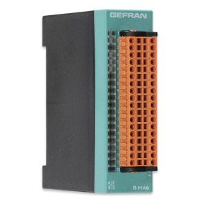 GEFRAN 10079 R-MA6 Module with 6 analog inputs + 6 analog outputs 