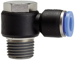 Riegler 109432 Вставной L-образный фитинг, серия Blue, вращающийся, R 1/2 вн. 219.012-8