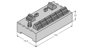 FOUNDATION fieldbus™ и PROFIBUS-PAIP20 разветвительный модуль, 6-канальный - JRBS-40-6C/EX - 6611449 Turck