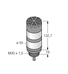 Светодиодный индикаторсигнальная колонна - TL50HGRA - 3014594 Turck
