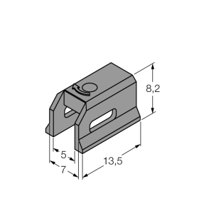 Комплектующие для монтажаfor dovetail groove cylinders - KLDT-UNT2 - 6913351 Turck